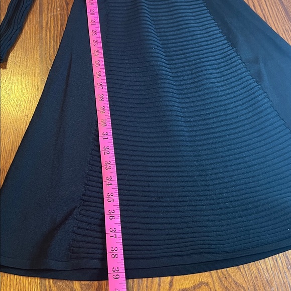 H&M | Women’s Size S Elegant Black Long Sleeve Midi Dress - Picture 7 of 9